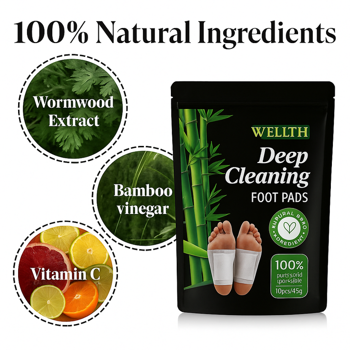 Natural Bamboo Charcoal Multifunctional Adhesive Foot Pads