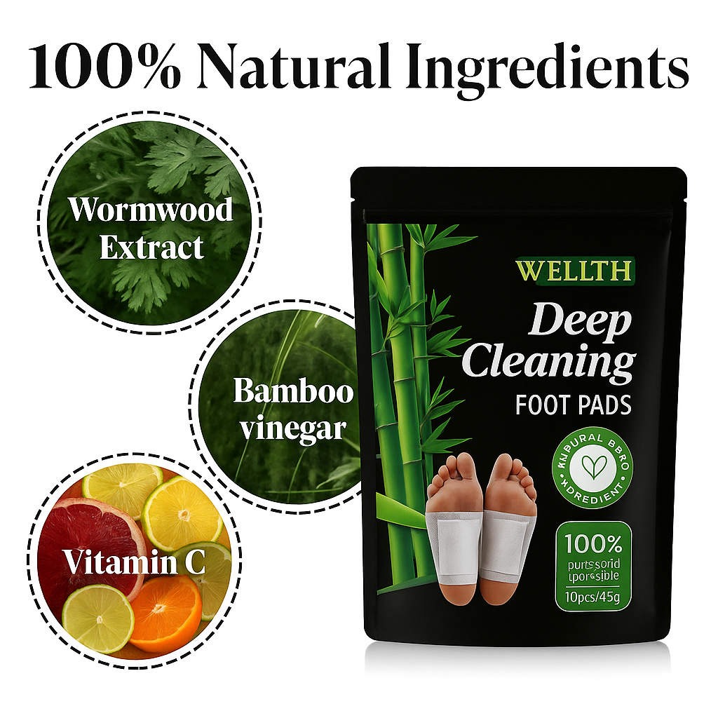 Natural Bamboo Charcoal Multifunctional Adhesive Foot Pads